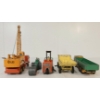 Image 5 : LOT OF 6 - DINKY TOYS DIECAST MODELS - AVELING-BARFORD, LORRY MOUNTED CRANE, REAR DUMP TRUCK, ETC