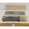 Image 1 : LOT OF 2 - CASE SHARPENING STONE & HONING OIL
