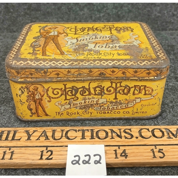 LONG TOM SMOKING TOBACCO TIN