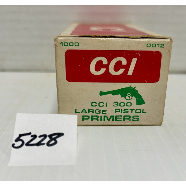 PRIMERS: 300X CCI NO300 LARGE PISTOL