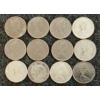 Image 2 : LOT OF 12 - 1950-1972 CDN 10 CENT COINS