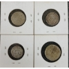 Image 2 : LOT OF 4 - 1693 FRENCH 4 SOLS 2 DENIERS, 1703 FRENCH 5 SOLS, ETC 