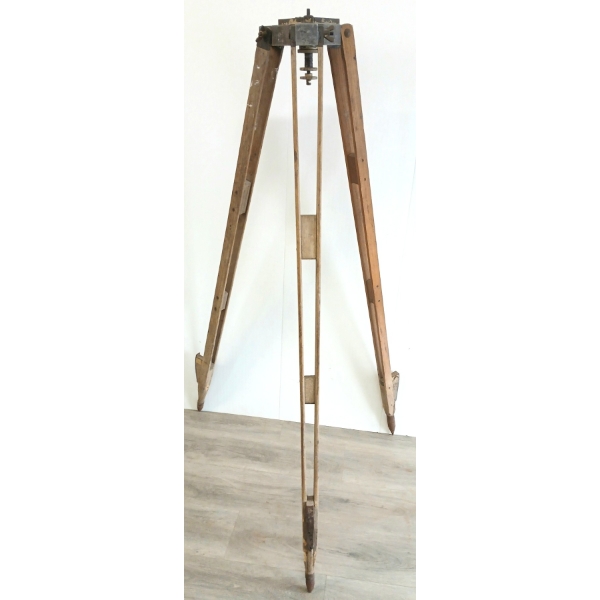 TRANSIT SURVEYOR'S TRIPOD - CIRCA 1890-1920's
