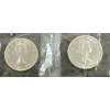 Image 2 :  LOT OF 2 - 1963 CDN SILVER DOLLARS - VOYAGEUR