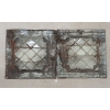 Image 2 : LOT OF 44 - TIN CEILING TILES - ORIG PATINA & PAINT