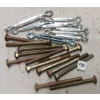 Image 2 : JOB LOT - HARDWARE - INCL TURN BUCKLES, EYE BOLTS, CARRIAGE BOLTS, ETC
