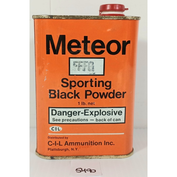 POWDER: METEOR FFFG SPORTING BLACK POWDER - 1LB