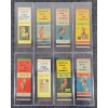 Image 1 : LOT OF 8 - PIN-UP ADVERTISING MATCHBOOK PACKAGES - LION MATCH, ETC