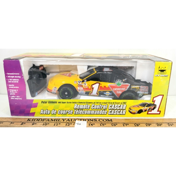 NEW BRIGHT PETER GIBBONS '97 SUPER SERIES EASTERN CHAMPION REMOTE CONTROL CASCAR