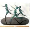 Image 3 : "THE DANCERS" BY TIM LLOYD (PRS AMERICAN ARTIST) - STONE