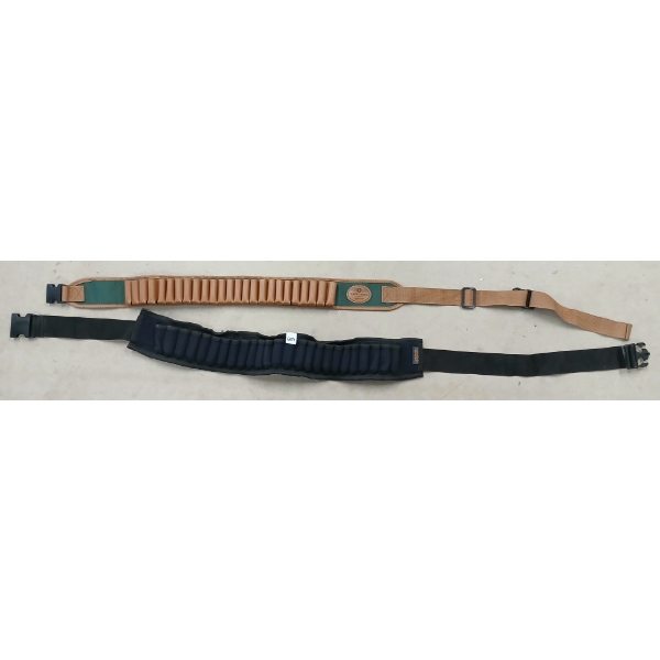 LOT OF 2 - BLACK ARROW & BUSHLINE SHOTGUN AMMO BELTS