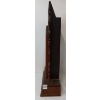 Image 4 : 1896 E. INGRAHAM "TOPAZ" GINGERBREAD 8 DAY CALENDAR OAK SHELF CLOCK