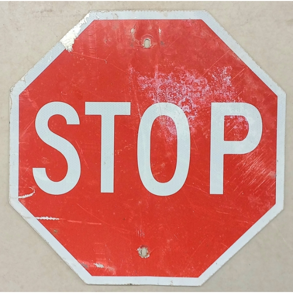 STOP SIGN - SINGLE SIDED METAL