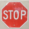 Image 1 : STOP SIGN - SINGLE SIDED METAL