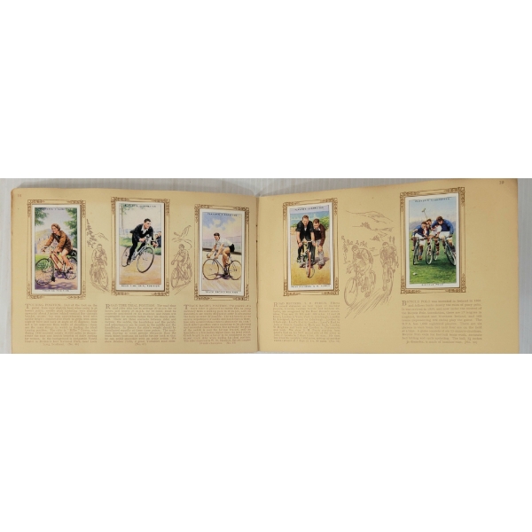 "1839-1939 CYCLING" BY JOHN PLAYER & SONS - CARD COLLECTION BOOKLET