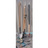 Image 1 : LOT OF 6 - GARDEN TOOLS - SHOVEL HEDGE SHEARS & PITCHFORK