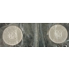 Image 1 :  LOT OF 2 - 1964 CDN SILVER DOLLARS - VOYAGEUR