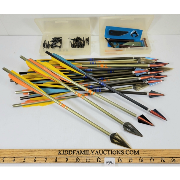 QTY OF BARNETT CROSSBOW ACCESSORIES - INCL BOLTS, TOOLS, ETC