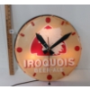 Image 1 : 1954 IROQUOIS BEER-ALE LIGHT UP WALL CLOCK 