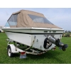 Image 3 : VINTAGE GREW BOAT W/ TRAILER - 20FT