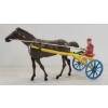 Image 1 : MARX WIND UP SULKY RACER HORSE W/ DRIVER