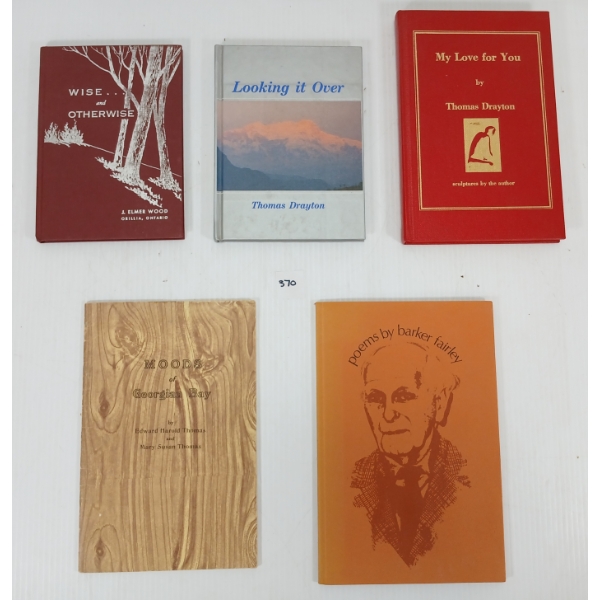LOT OF 5 - PUBLICTIONS - INCL "MY LOVE FOR YOU" SIGNED BY AUTHOR