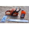 Image 1 : LOT OF 3 - HUSQVARNA ACCESS - INCL 36 CHAINSAW & 18IN GUIDE BARS