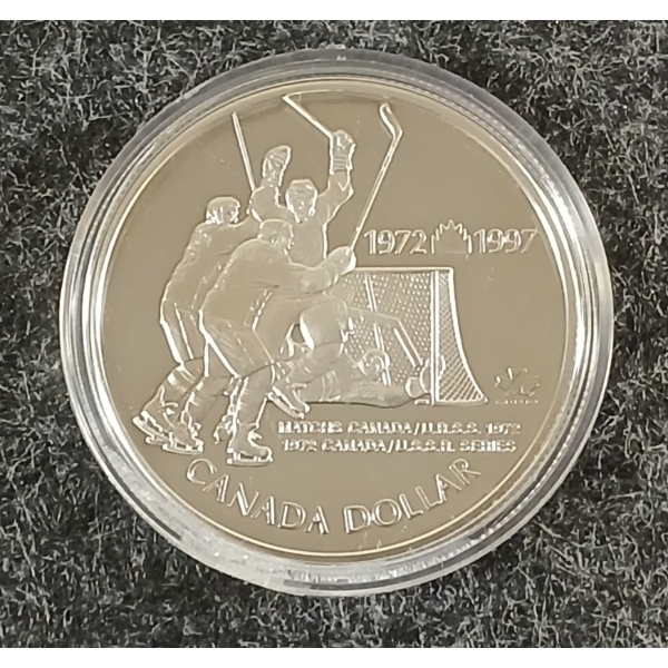 1997 RCM $1 PROOF SILVER COIN - 34 SECONDS TO ETERNITY