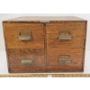Image 2 : THE H.B. COWPER CO. OAK INDEX CARD CABINET