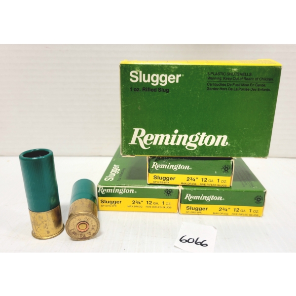 AMMO: 20X REMINGTON 12 GA 2 3/4 IN RIFLED SLUGS
