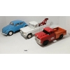 Image 1 : LOT OF 3 - TONKA PRESSED STEEL BUG BEETLE, JEEP TOW TRUCK & FORD PICKUP 