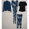 Image 2 : LOT OF 4 - WOMEN'S MINIMUM BLUE FLORAL ABBEY JUMPSUIT, AVIVA PANTS, MARIAL TOP & DONATELLA BLAZER