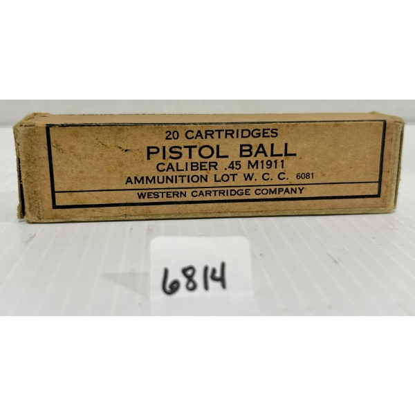 AMMO: 20X MILITARY .45 ACP