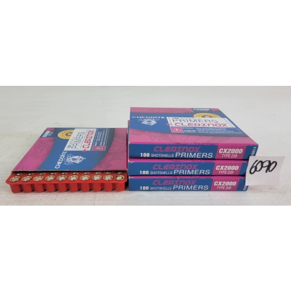 PRIMERS: 400X CHEDDITE #209 SHOTSHELL PRIMERS