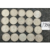 Image 2 : LOT OF 20 - 1939-1968 CDN 25 CENT COINS