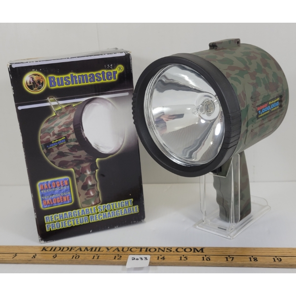 BUSHMASTER RECHARGEABLE SPOTLIGHT 
