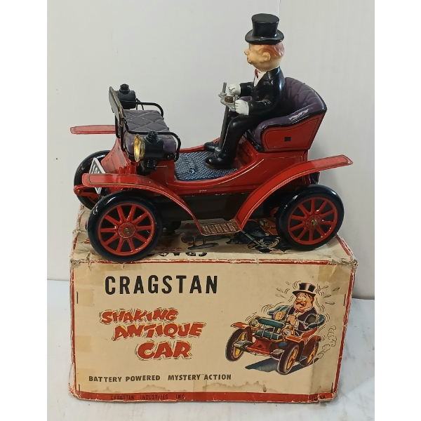 CRAGSTAN TIN SHAKING ANTIQUE CAR