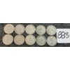 Image 2 : LOT OF 10 - 1940-1965 CDN 10 CENT COINS