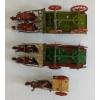 Image 7 : LOT OF 3 - BRITAINS LTD. LEAD HORSES & WAGONS