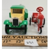 Image 4 : LOT OF 3 - ERTL DIECAST '31 HAWKEYE TRUCK,  HALLMARK '55 MURRAY TRACTOR & RADIO FLYER WAGON