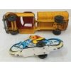 Image 6 : LOT OF 2 - PN CORD TIN FRICTION MOTORCYCLE & HUBLEY KIDDIE TOYS PRESSED STEEL TRUCK