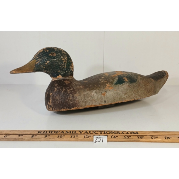MALLARD DUCK DECOY W/ WEIGHT