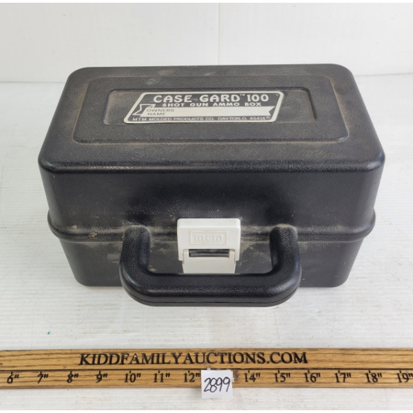 LOT OF 18 - CASE GARD SHOTGUN AMMO BOX W/ 12GA SHELLS - ONCE SHOT