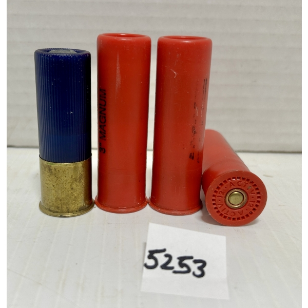 AMMO: 4X 12 GA 2-3/4IN & 3IN RIFLED SLUGS
