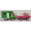 Image 3 : LOT OF 2 - TONKA PRESSED STEEL TRUCK & CAMPER VAN