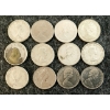 Image 2 : LOT OF 12 - 1947-1974 CDN 10 CENT COINS