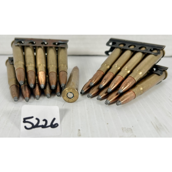 AMMO: 20X FEDERAL .303 BRIT 180GR. SP - ON CLIPS 