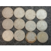 Image 1 : LOT OF 12 - 1951-1966 CDN 10 CENT COINS