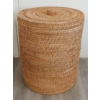 Image 3 : WICKER LIDDED HAMPER