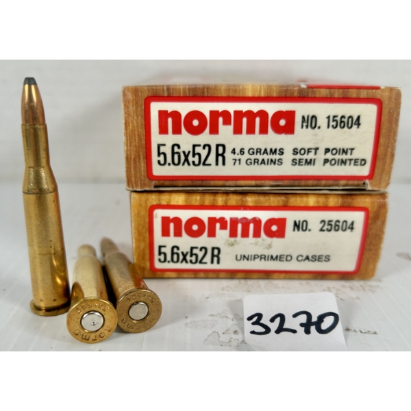 AMMO / BRASS: 32X LIVE 8X BRASS MIXED .22 SAVAGE HP - SP